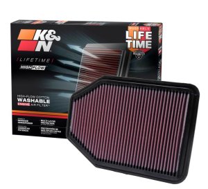 Jeep Wrangler Performance Air Intake - K&N Engineering - High-Flow Drop-In - `07-`12